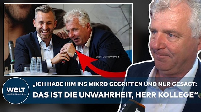 HEUER ZU AFD-FOTO: „Ich habe ihm ins Mikro gegriffen und nur gesagt: ‚Das ist die Unwahrheitt, Herr Kollege. ‘“