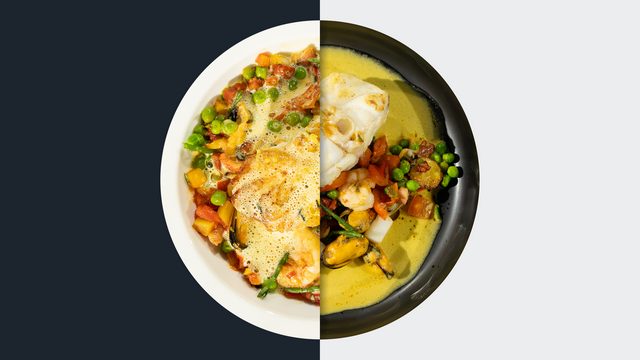 Die Küchenschlacht: Seeteufel-Kotelett „Paella-Style“ mit Gemüse vom 27. Februar 2026