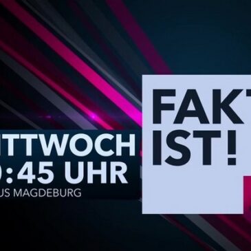 MDR-Talk „Fakt ist!“ heute aus Magdeburg zum Thema: „Krise, Abbau, Insolvenzen – die neue Angst vor Job-Verlust“