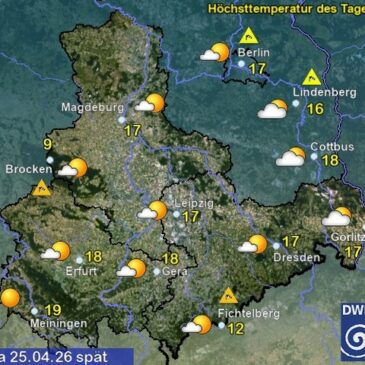 Sachsen-Anhalt Wetter am Samstag